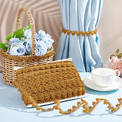 Metallic Braided Lace Trim&nbsp;OCOR-WH0086-92