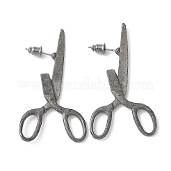 Alloy Scissor Stud Earrings for Unisex&nbsp;EJEW-V006-07