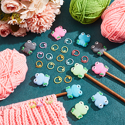 Frog Luminous Silicone Knitting Needle Point Protectors&nbsp;SIL-NB0001-35