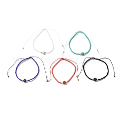 Nylon Thread Braided Beads Bracelets&nbsp;BJEW-JB04346