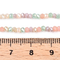 Electroplate Glass Beads Strands&nbsp;GLAA-T023-A16-03