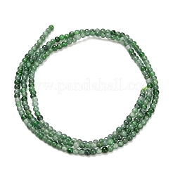 Natural Myanmar Jade/Burmese Jade Beads Strands&nbsp;G-A322-A02-2mm
