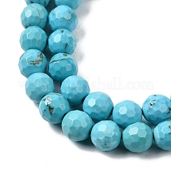 Natural Magnesite Beads Strands&nbsp;G-P598-E-6mm-05