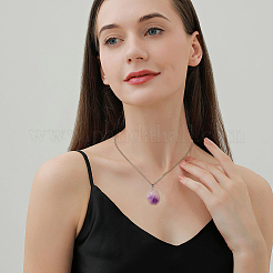 20Pcs Natural Amethyst Pendants&nbsp;G-FI0001-33