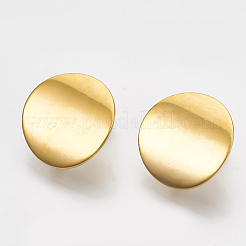 PVD Vacuum Plating 304 Stainless Steel Stud Earring Findings&nbsp;X-STAS-Q231-06G
