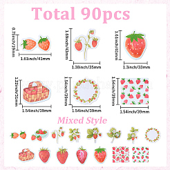 2Bags Paper Self Adhesive Decorative Stickers&nbsp;AJEW-SP0003-91