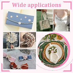 30Pcs 15 Styles Resin Rhinestone & Alloy Cabochons&nbsp;DIY-NB0014-60