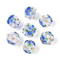 Handmade Lampwork Beads Strands&nbsp;LAMP-N021-015A-16