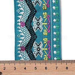 10M Ethnic Style Embroidery Polyester Ribbons&nbsp;OCOR-XCP0002-17