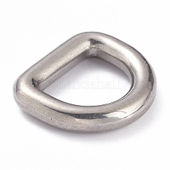 Non-Tarnish 304 Stainless Steel D Rings&nbsp;STAS-O140-18P