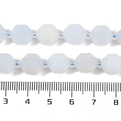 Natural Blue Chalcedony Beads Strands&nbsp;G-O201B-134G