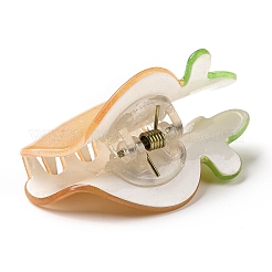 Carrot Shaped Acrylic Claw Hair Clips&nbsp;LS-PHAR-G004-06
