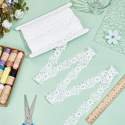 10Yards Polyester Flower Lace Trim Ribbons&nbsp;OCOR-MA0001-72
