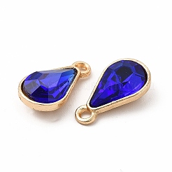 Faceted Glass Rhinestone Pendants&nbsp;FIND-G049-01G-02