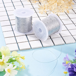 2 Rolls Round PET Metallic Thread&nbsp;MCOR-TADJ0001-01A-02