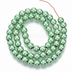 Electroplated Non-magnetic Synthetic Hematite Beads Strands&nbsp;G-S365-015C