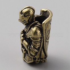 Outdoor EDC Tool Brass Parachute Rope European Beads&nbsp;KK-WH0079-72B