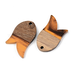 Resin & Walnut Wood Pendants&nbsp;RESI-S389-060B-A01
