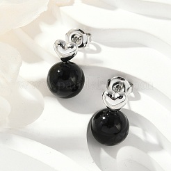 304 Stainless Steel Enamel Stud Earrings&nbsp;EJEW-G423-11P