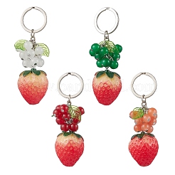 4Pcs Resin Keychains&nbsp;KEYC-JKC01330