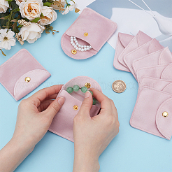 Velvet Jewelry Pouches&nbsp;LS-TP-WH0012-05A