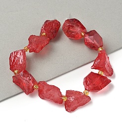Raw Rough Natural Quartz Crystal Beads Strands&nbsp;G-Z131-J01-12