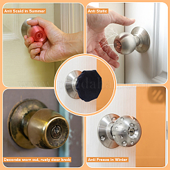 Polycotton Door Knob Cover&nbsp;FIND-WH0141-062
