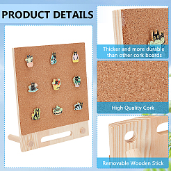 Desktop Wood Display Stands&nbsp;AJEW-WH0348-334