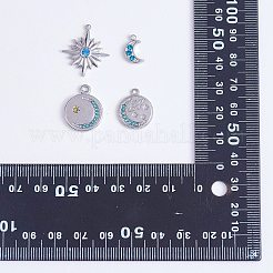 14Pcs 7 Styles 304 Stainless Steel Pendants&nbsp;STAS-SZ0002-78P
