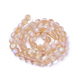 Synthetic Moonstone Beads Strands&nbsp;G-F142-8mm-13