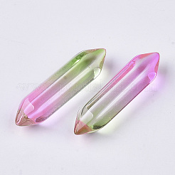 Two Tone Glass Double Terminated Point Beads&nbsp;LS-GLAA-S167-12L