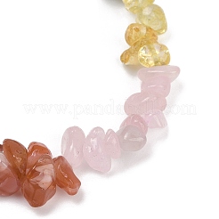 Chakra Natural Mixed Gemstone Chips Stretch Bracelets for Women&nbsp;BJEW-JB11633-02