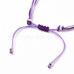 Waxed Polyester Cord Braided Bracelets&nbsp;BJEW-JB05663-01