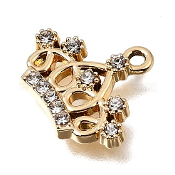 UV Plating Alloy Crystal Rhinestone Pendants&nbsp;RB-CBAD37D-16G