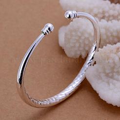 Brass Torque Bangles Cuff Bangles For Women&nbsp;BJEW-BB12407