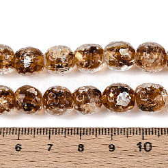 Handmade Lampwork Beads&nbsp;FOIL-T007-03G