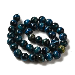 Dyed Natural Tiger Eye Beads Strands&nbsp;G-G102-A02-04