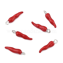 Brass Enamel Pendants&nbsp;X-PALLOY-H003-1