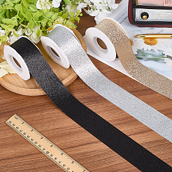 10 Yards Sparkle Polyester Ribbon&nbsp;OCOR-WH20001-31C