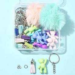 DIY Bear Keychain Making Kits&nbsp;DIY-FS0009-14