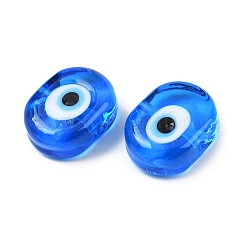 Handmade Evil Eye Lampwork Beads&nbsp;LAMP-G168-02M