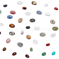 48Pcs 24 Styles Natural Mixed Gemstone Cabochons&nbsp;G-PH0002-54