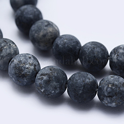 Natural Larvikite Beads Strands&nbsp;G-F545-A