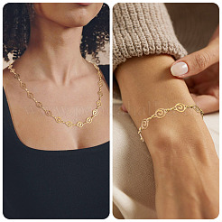 DIY Chain Necklace/Bracelets Kits&nbsp;DIY-TA0015-95G