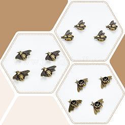 Brass Bees Display Decorations&nbsp;AJEW-WH0752-683