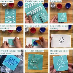 Self-Adhesive Silk Screen Printing Stencil&nbsp;DIY-WH0173-021-K