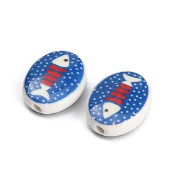 Printed Handmade Porcelain Beads&nbsp;PR-CBAB520-01