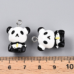 Resin with Iron Pendants&nbsp;RESI-T057-18
