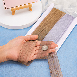 10 Yards 2 Colors Polyester Wrinkle Ribbon&nbsp;OCOR-TA0001-91A