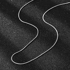 Non-Tarnish 304 Stainless Steel Snake Chains Necklaces&nbsp;X-STAS-F094-24P